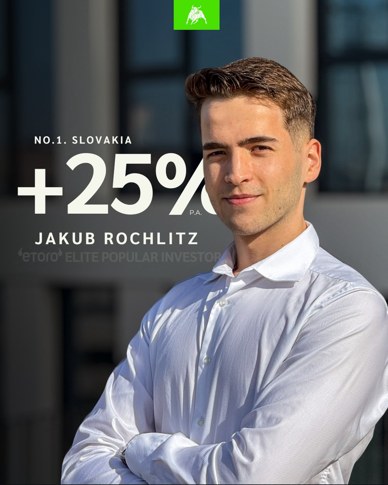 Jakub Rochlitz – #1 eToro Pro Investor in Slovakia at eToro event